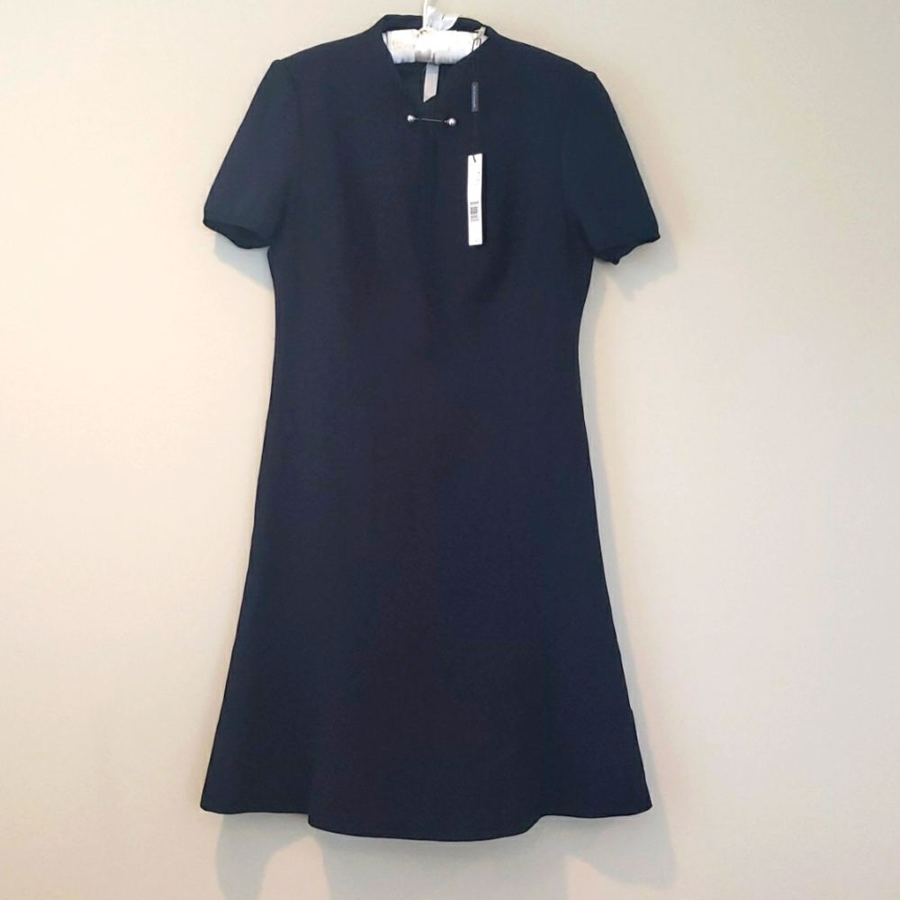 Elie Tahari navy dress NWT